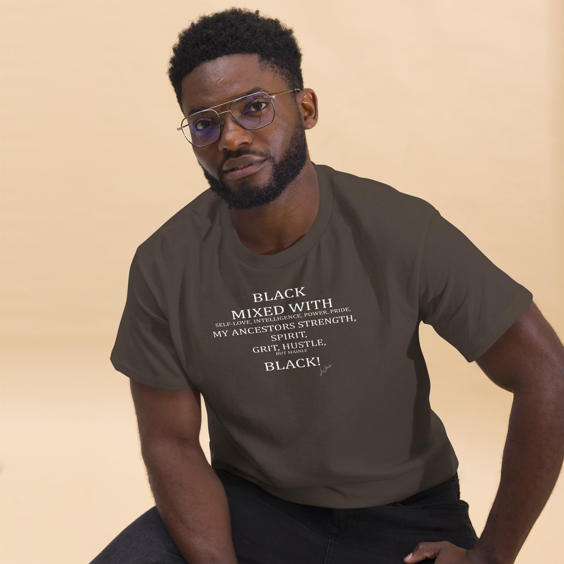 Black Mixed Men's classic tee - LeMack 