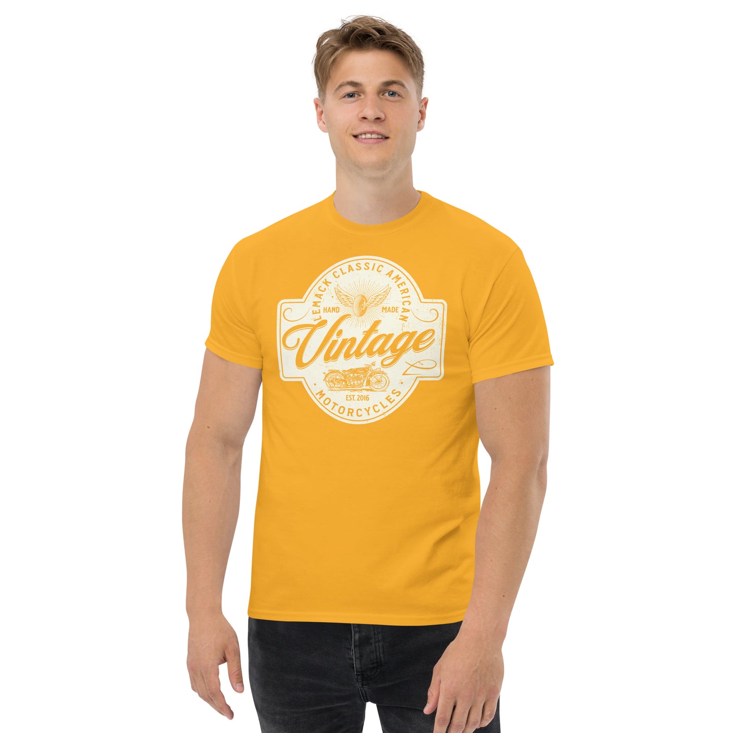 Vintage INDIAN Motorcycle Men's classic tee