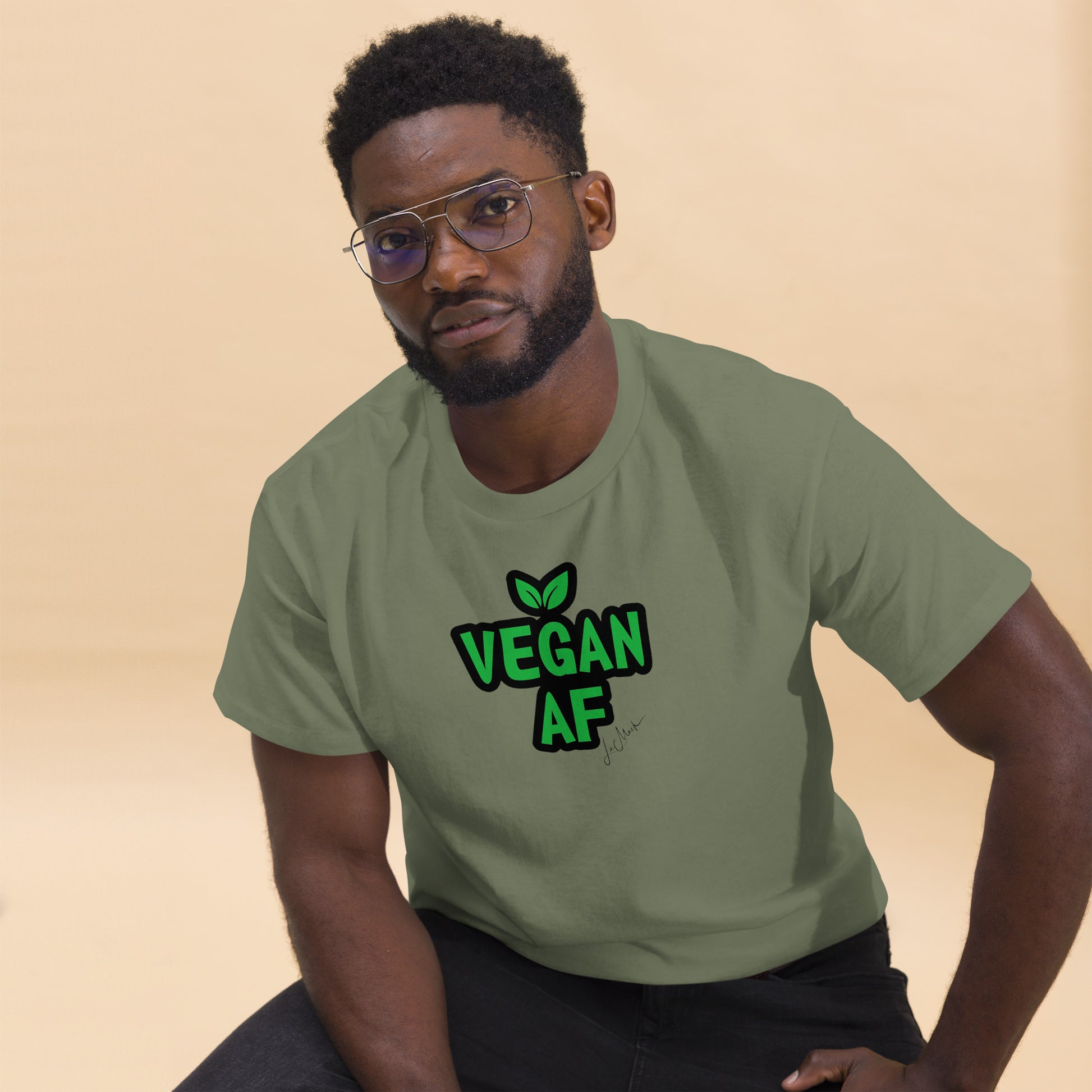 Vegan AF Men's classic tee - LeMack 