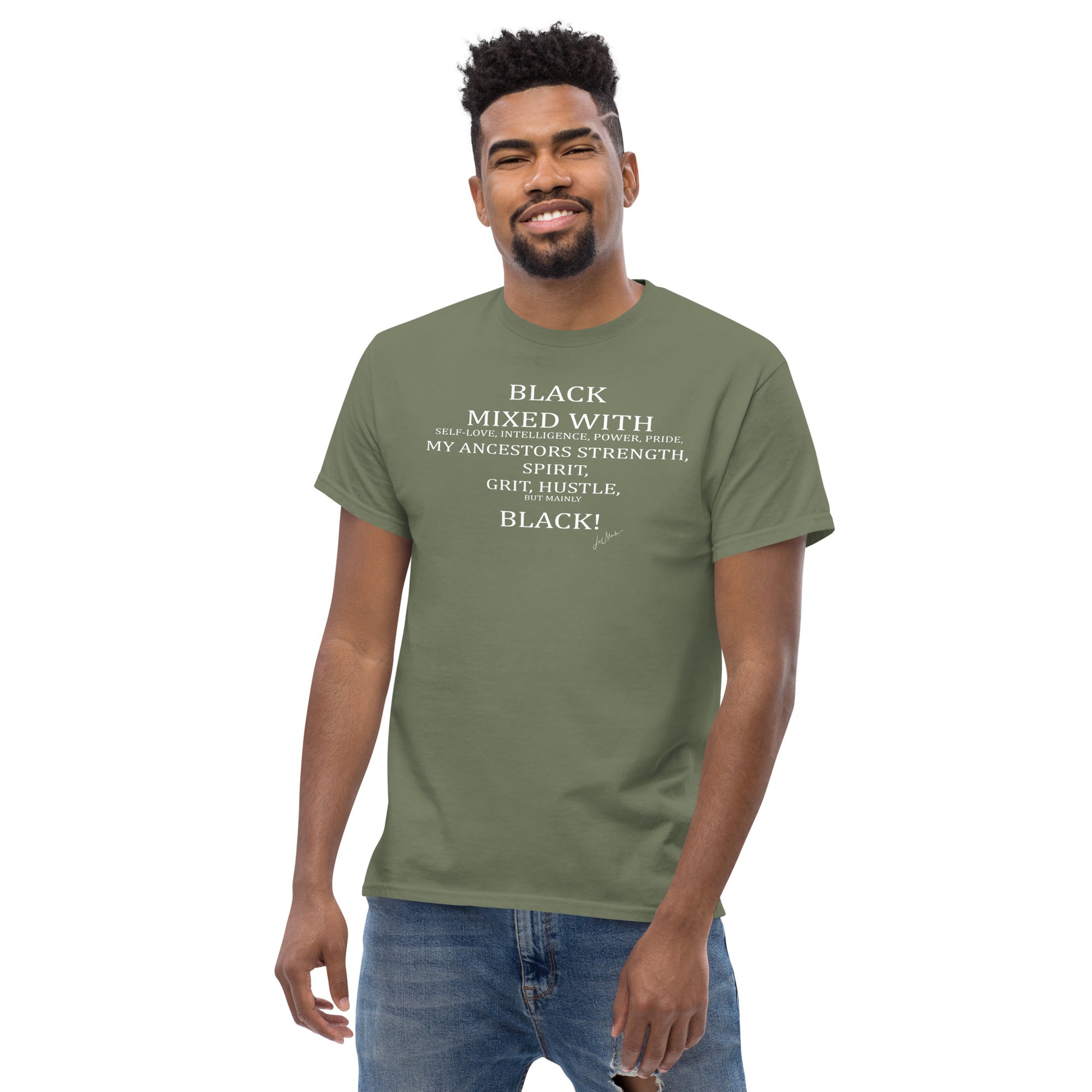 Black Mixed Men's classic tee - LeMack 