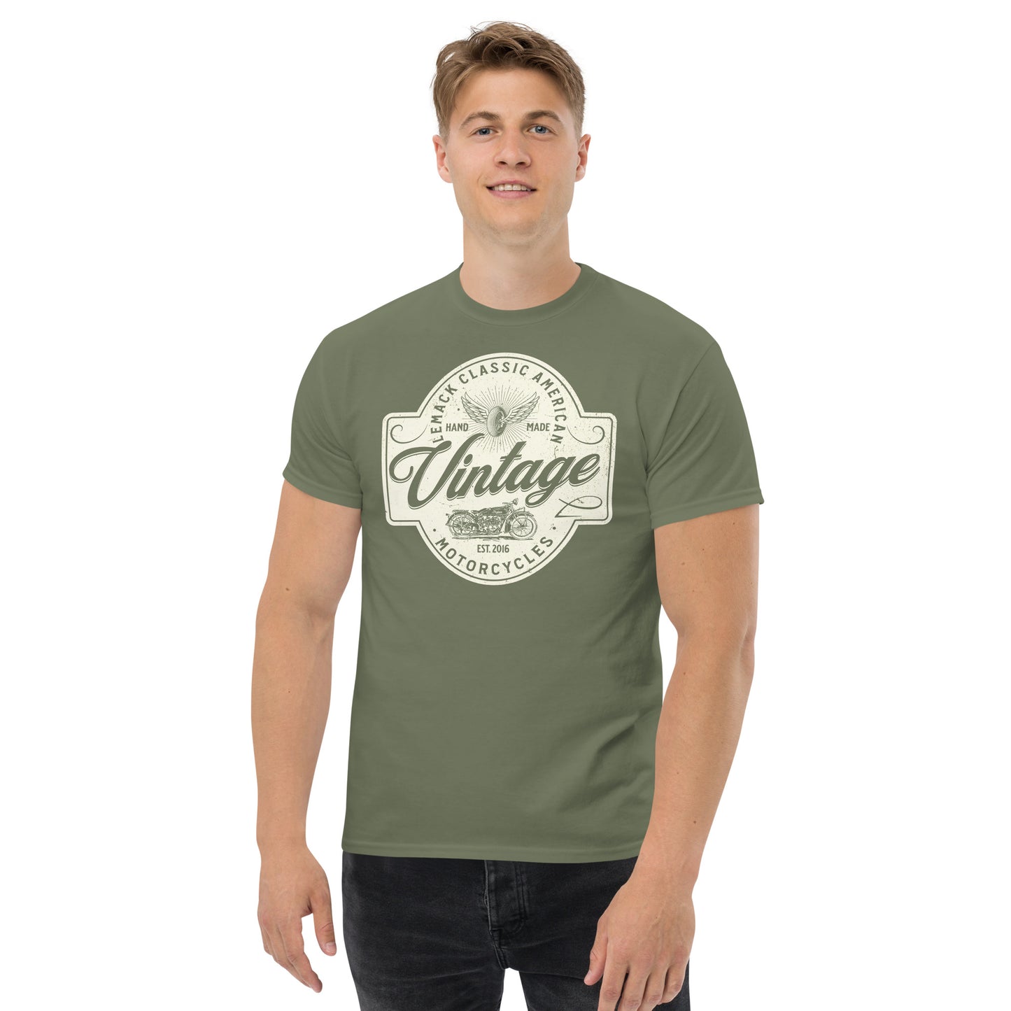 Vintage INDIAN Motorcycle Men's classic tee