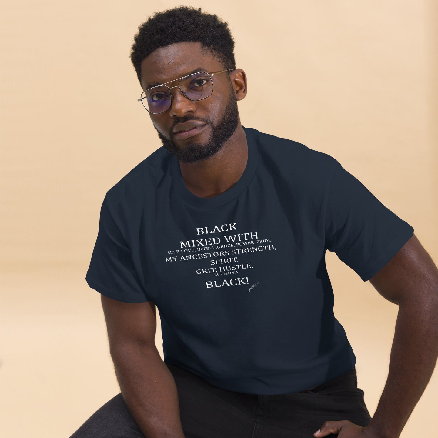 Black Mixed Men's classic tee - LeMack 