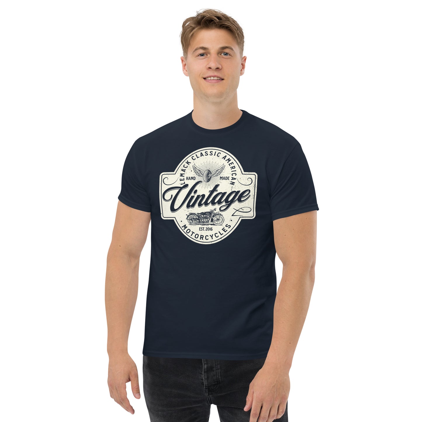 Vintage INDIAN Motorcycle Men's classic tee