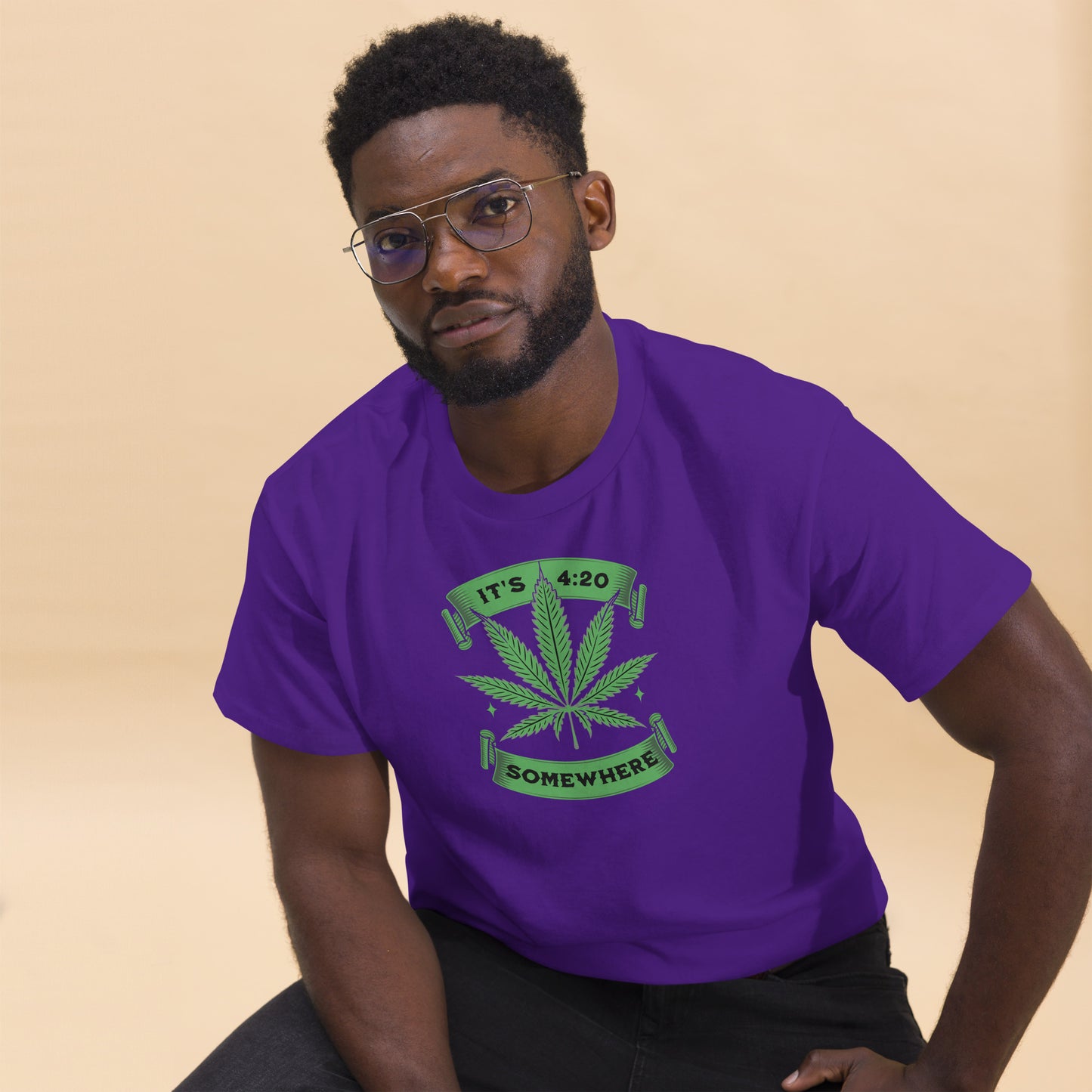 Its 420 Somewhere Men's classic tee