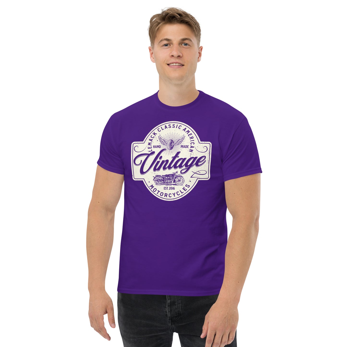 Vintage INDIAN Motorcycle Men's classic tee