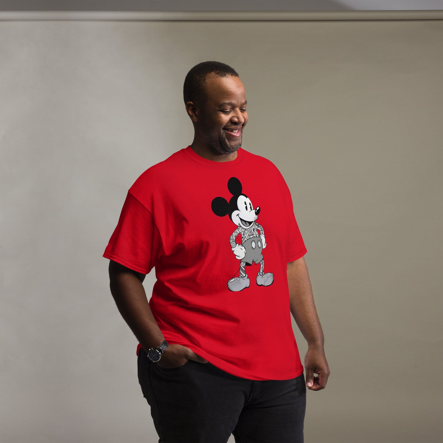 Tattoo'd Mickey Men's classic tee - LeMack 