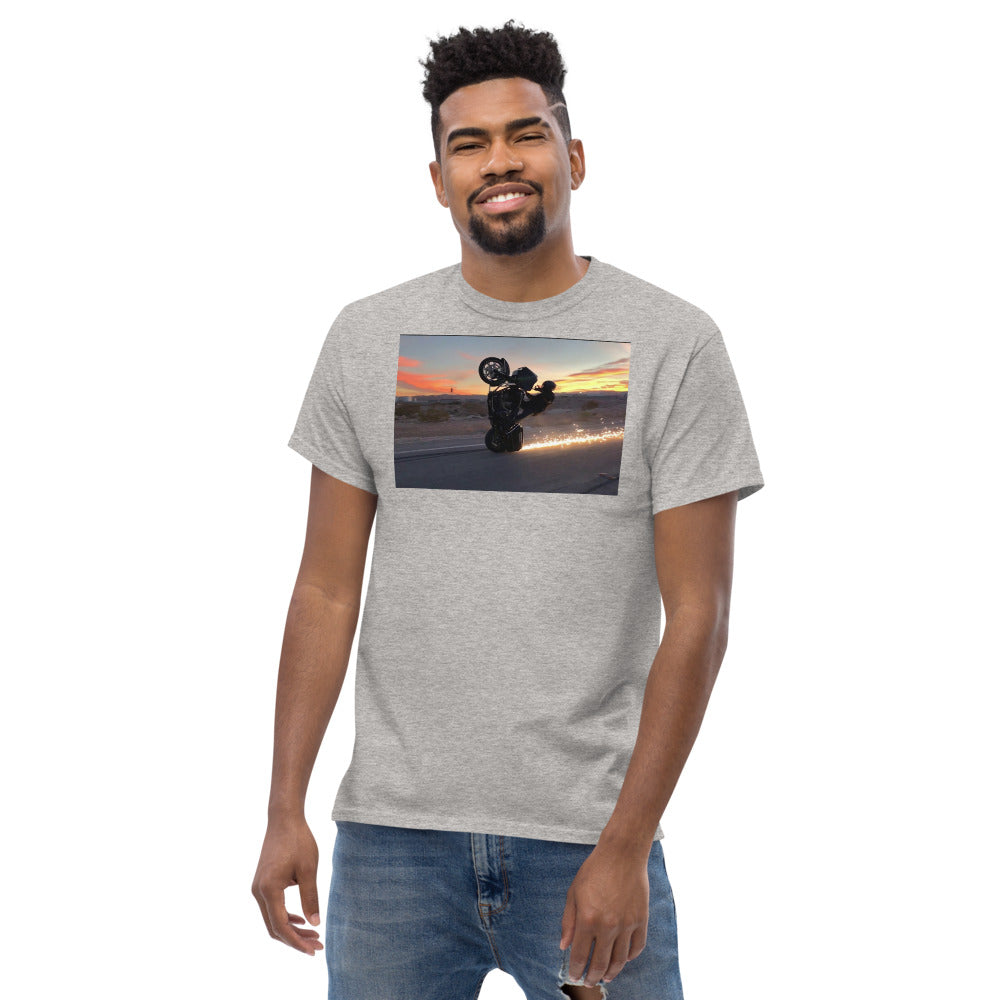 HD Wheelie Men's heavyweight tee - LeMack 