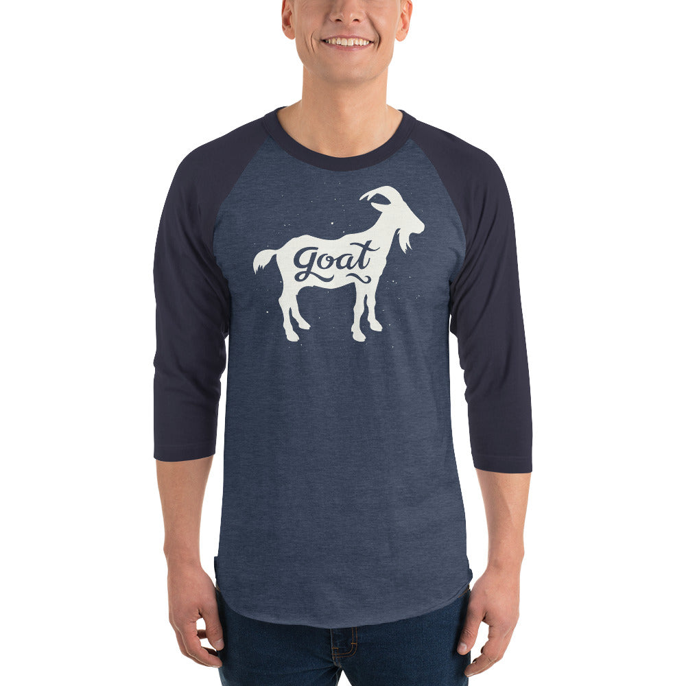 Goat 3/4 sleeve raglan shirt - LeMack 