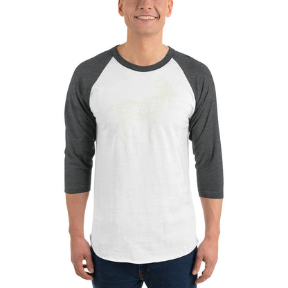 Goat 3/4 sleeve raglan shirt - LeMack 