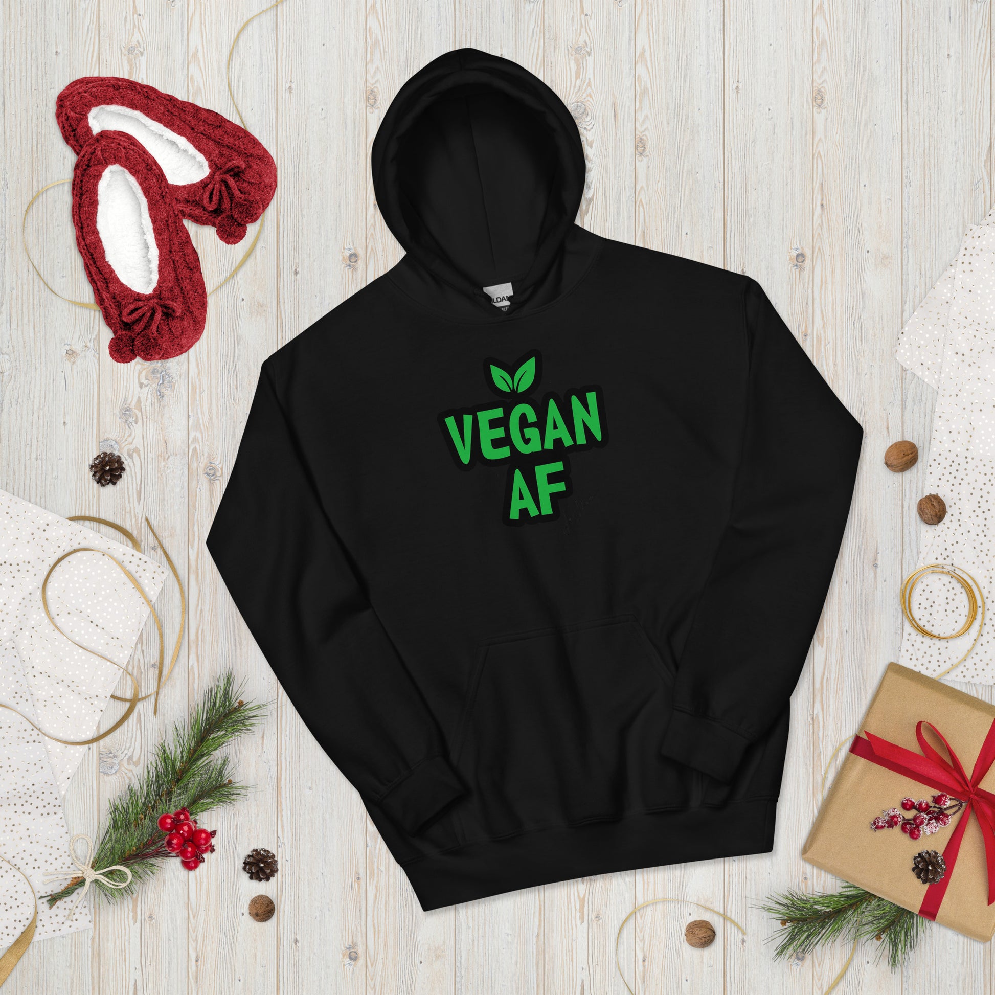 Vegan AF Unisex Hoodie - LeMack 