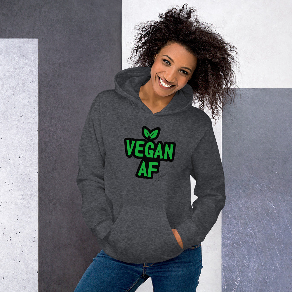 Vegan AF Unisex Hoodie - LeMack 