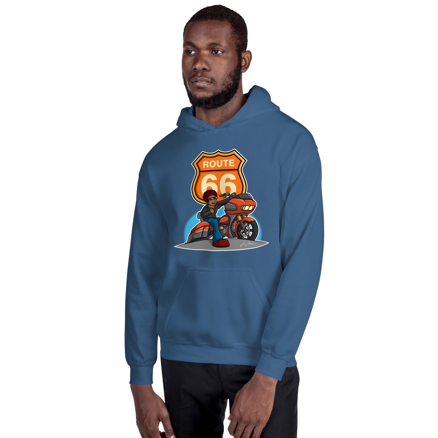 Route 66 Unisex Hoodie - LeMack 