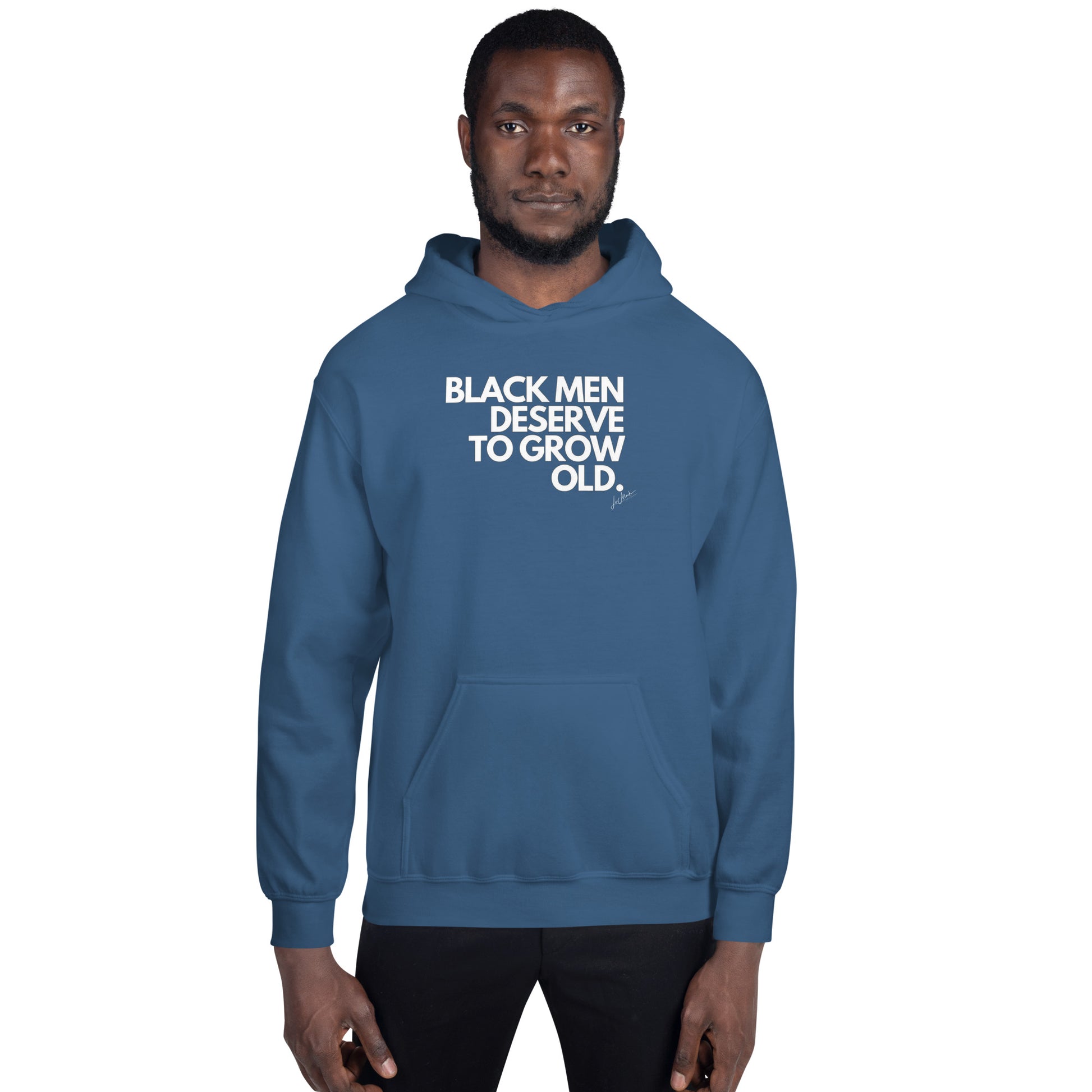 Black Men Deserve to Grow Old Unisex Hoodie - LeMack 