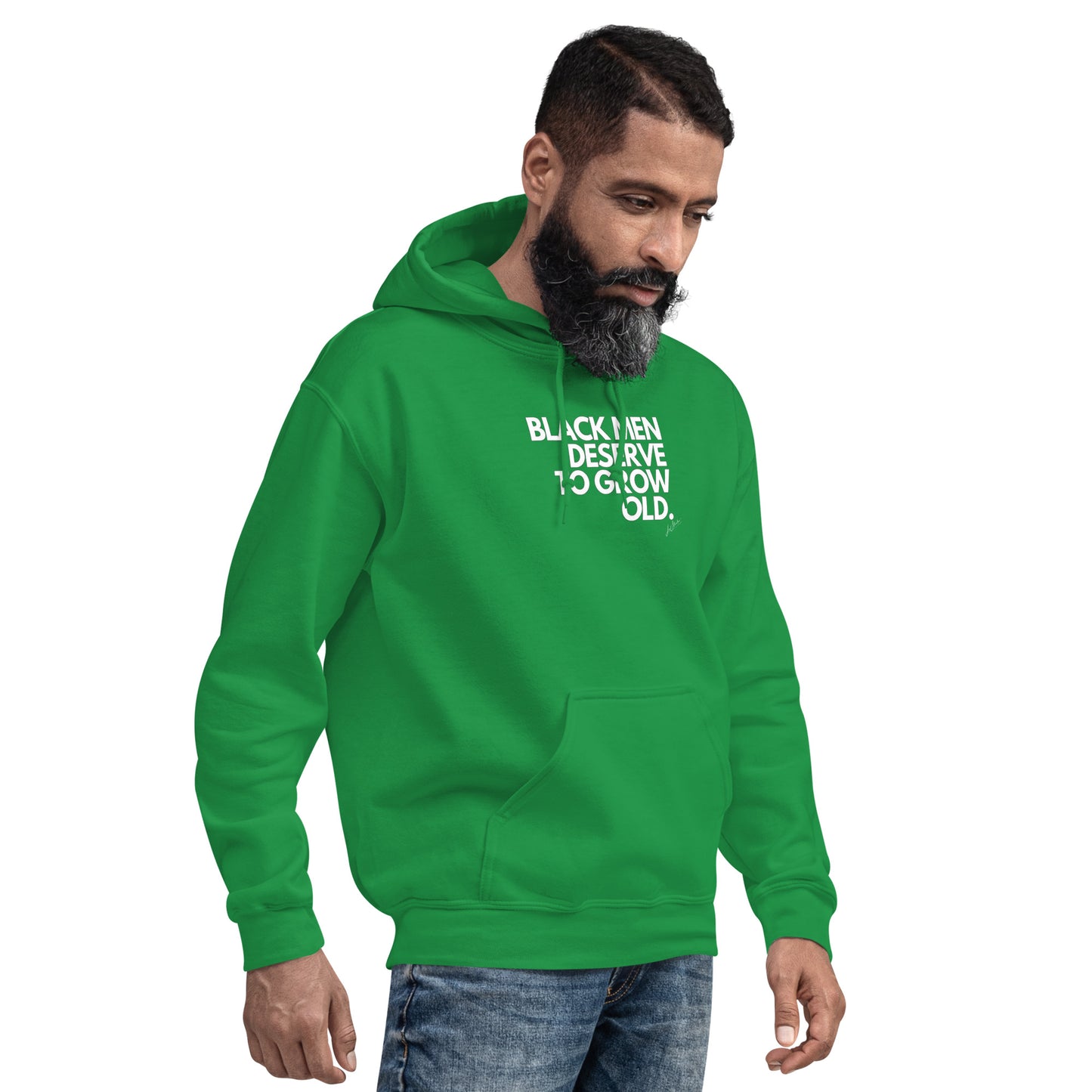 Black Men Deserve to Grow Old Unisex Hoodie - LeMack 