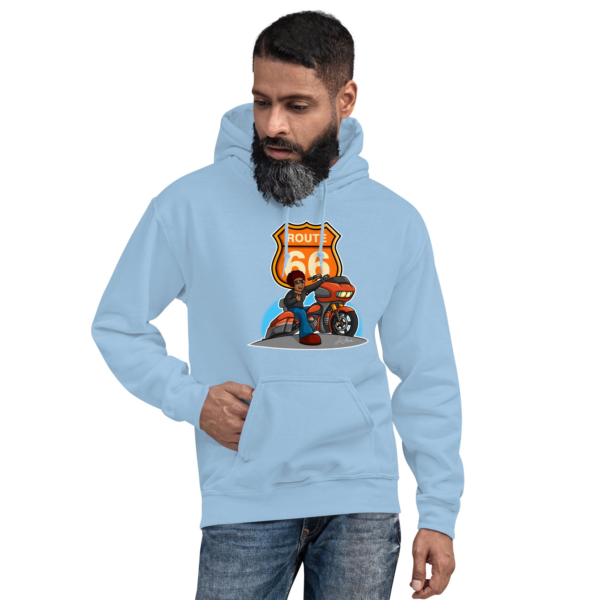 Route 66 Unisex Hoodie - LeMack 