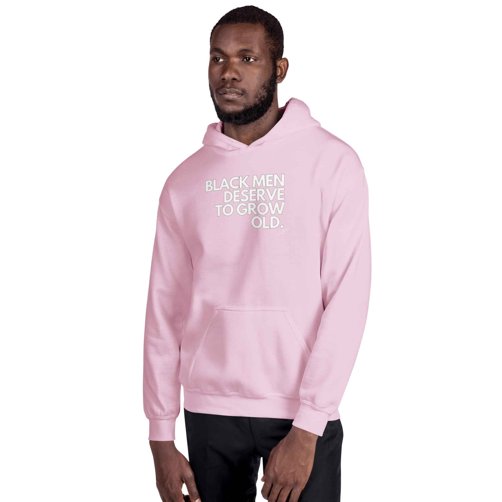 Black Men Deserve to Grow Old Unisex Hoodie - LeMack 