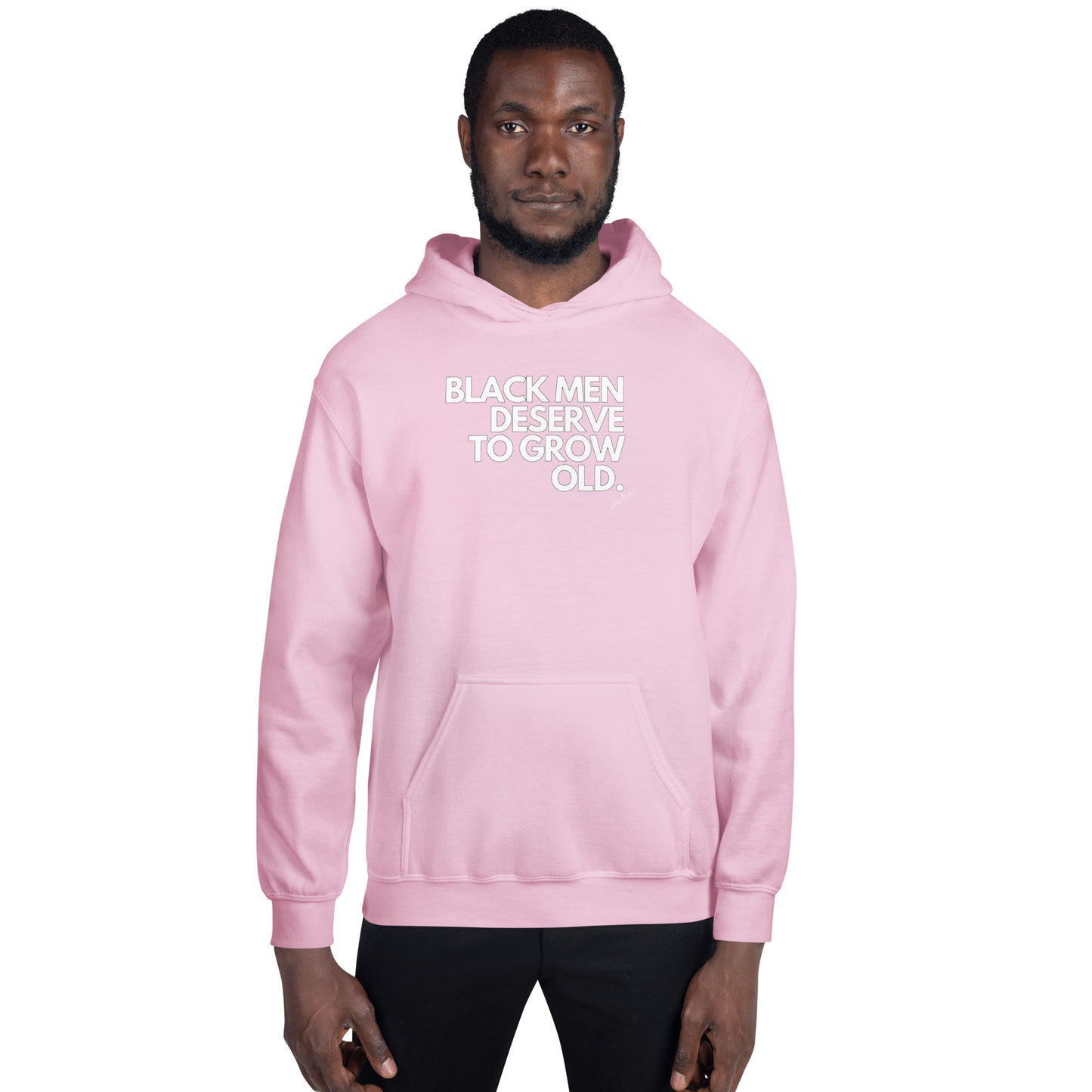 Black Men Deserve to Grow Old Unisex Hoodie - LeMack 