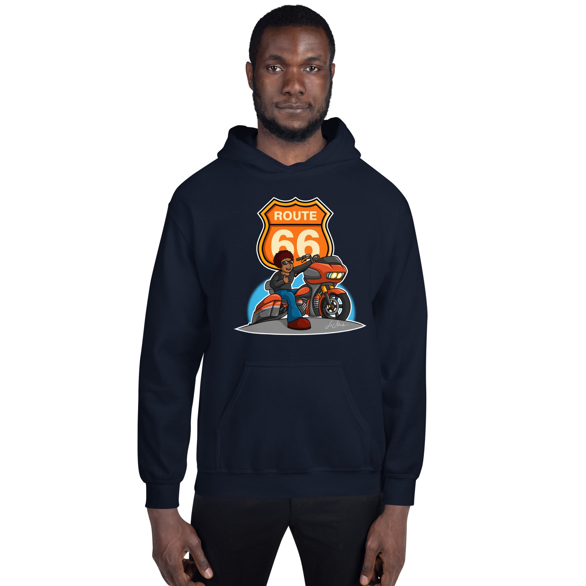 Route 66 Unisex Hoodie - LeMack 