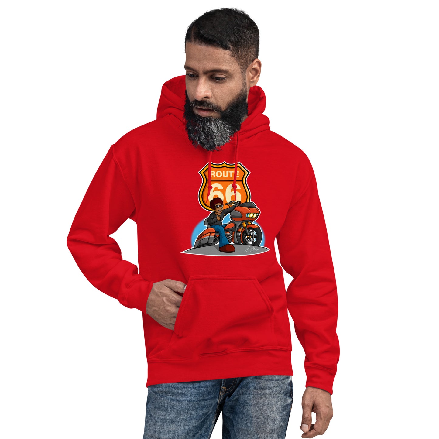 Route 66 Unisex Hoodie - LeMack 