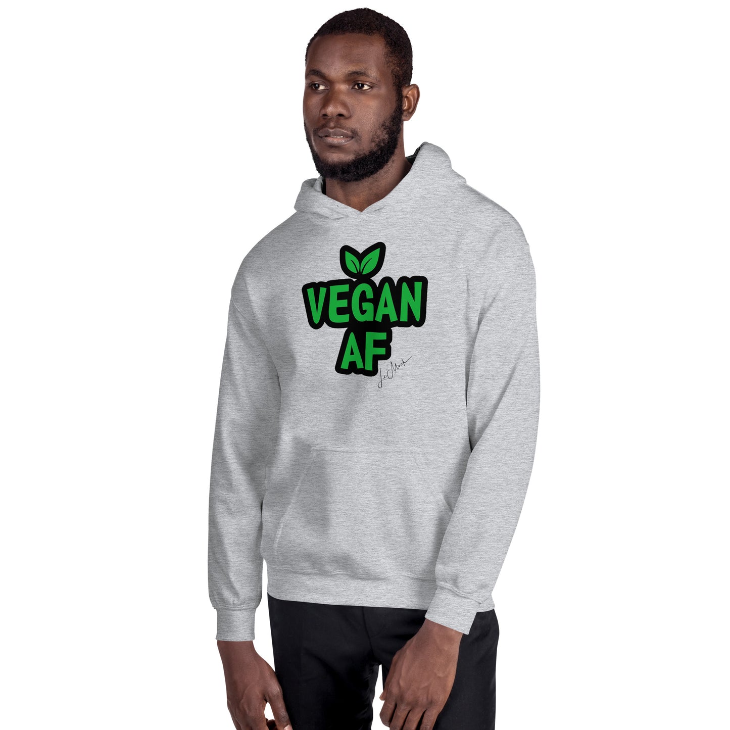 Vegan AF Unisex Hoodie - LeMack 