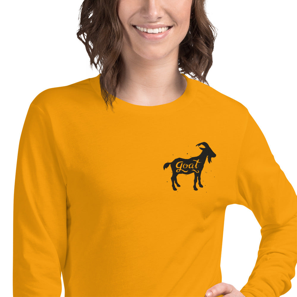 GOAT Unisex Long Sleeve Tee - LeMack 