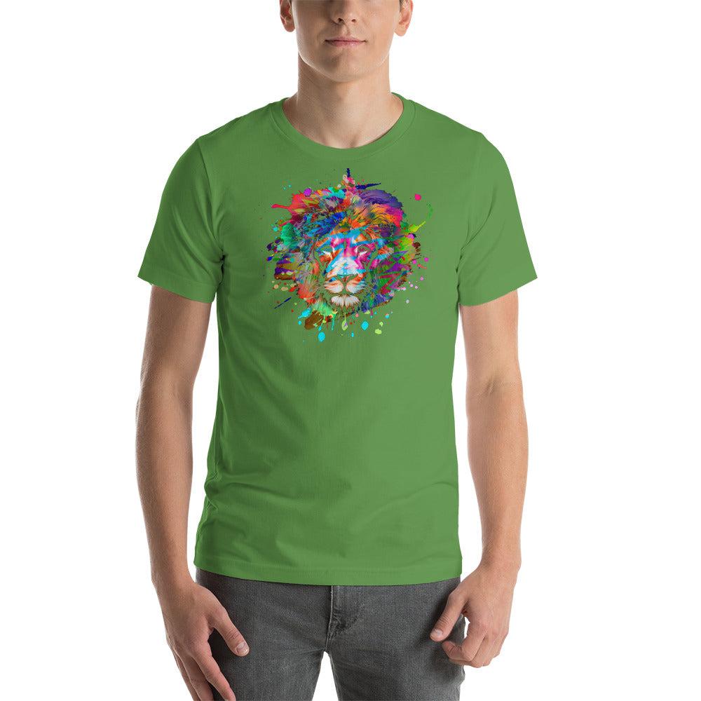Short-Sleeve Unisex Lion T-Shirt - LeMack 