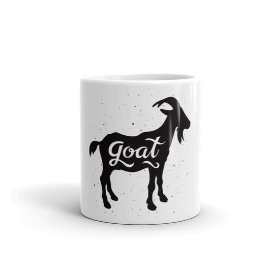 White glossy GOAT mug - LeMack 