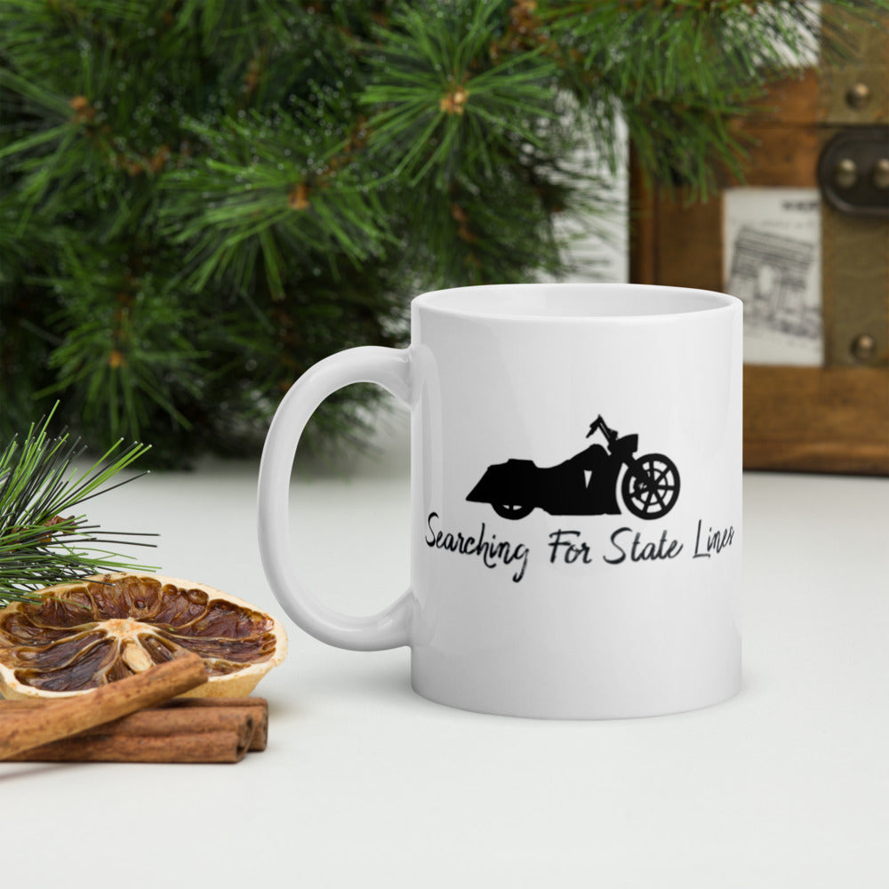 Road King White glossy mug - LeMack 