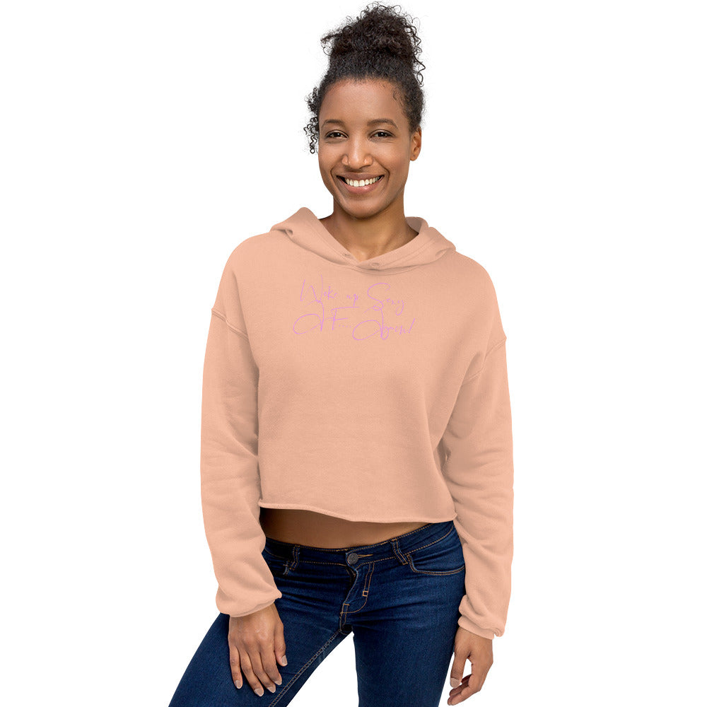 Sexy AF again Crop Hoodie - LeMack 