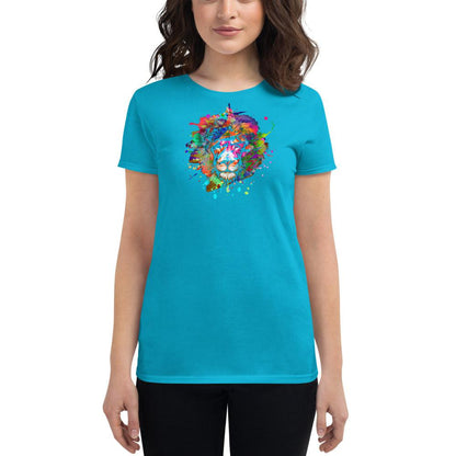 Women's short sleeve Lion t-shirt - LeMack 