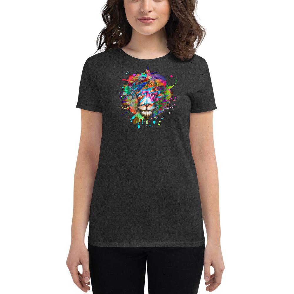 Women's short sleeve Lion t-shirt - LeMack 