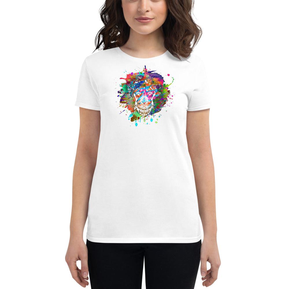 Women's short sleeve Lion t-shirt - LeMack 