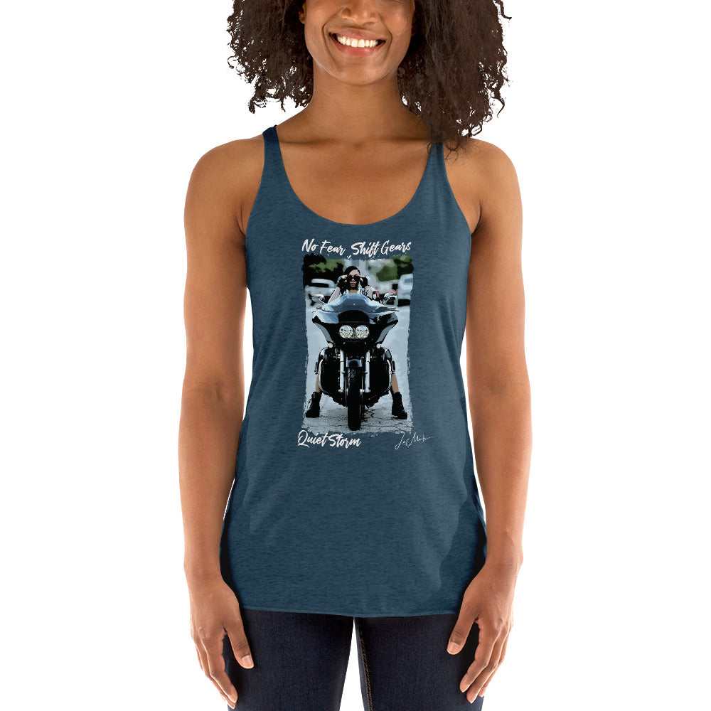 No Fear " Quiet Storm" Women's Racerback Tank - LeMack 