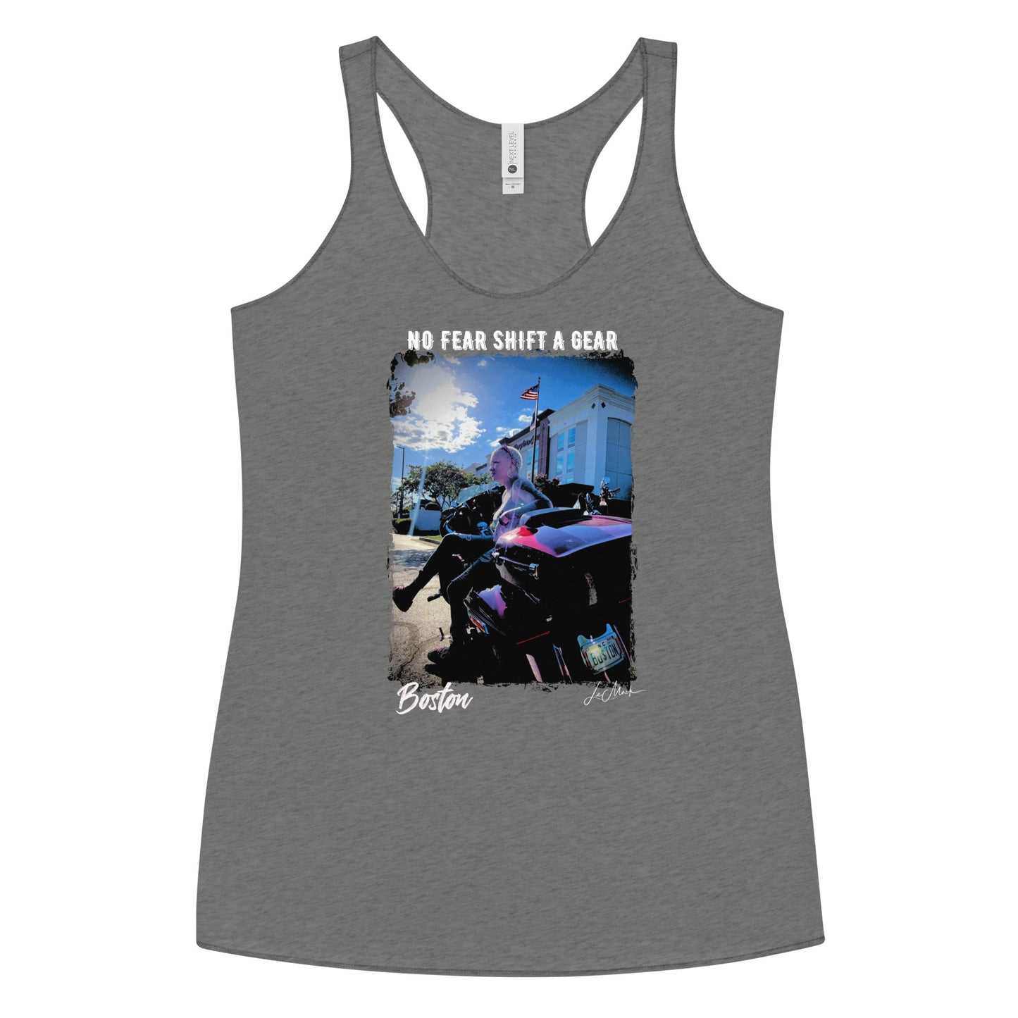 No Fear "Boston" Women's Racerback Tank - LeMack 