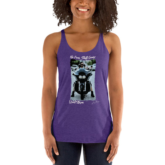 No Fear " Quiet Storm" Women's Racerback Tank - LeMack 