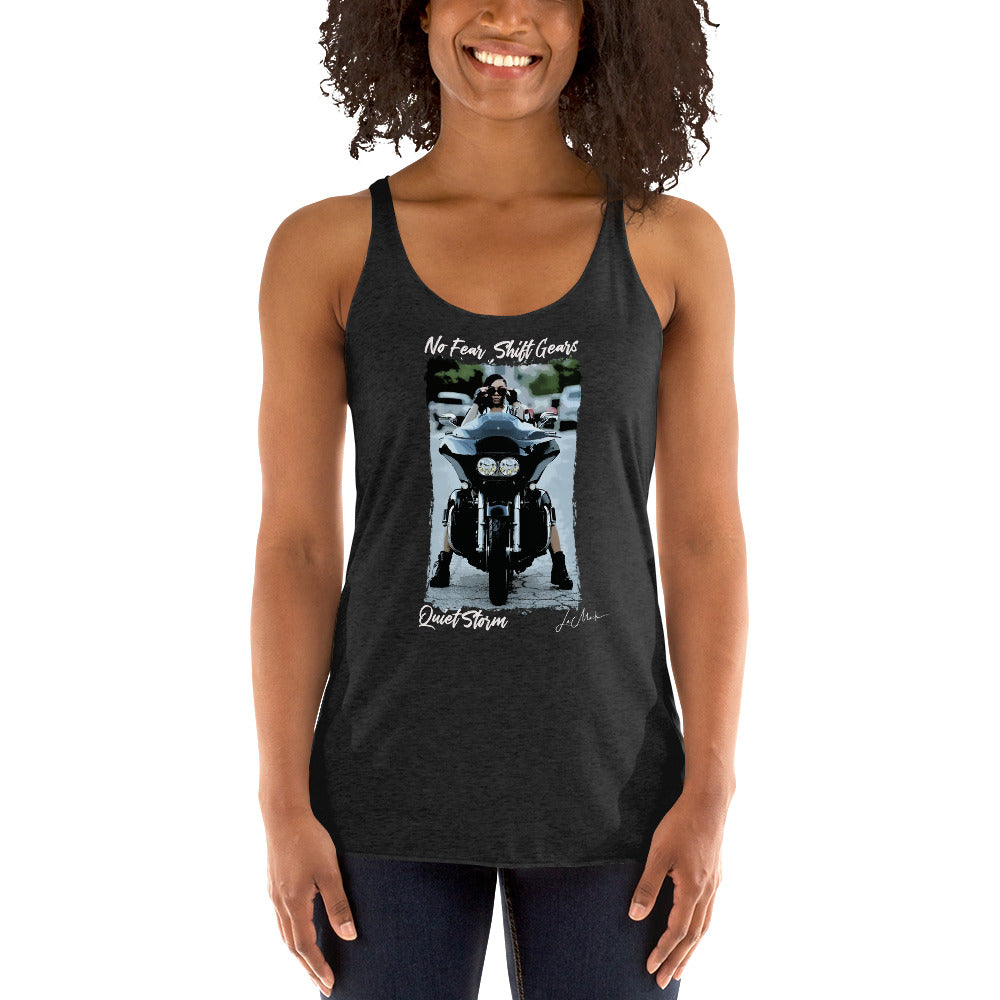No Fear " Quiet Storm" Women's Racerback Tank - LeMack 