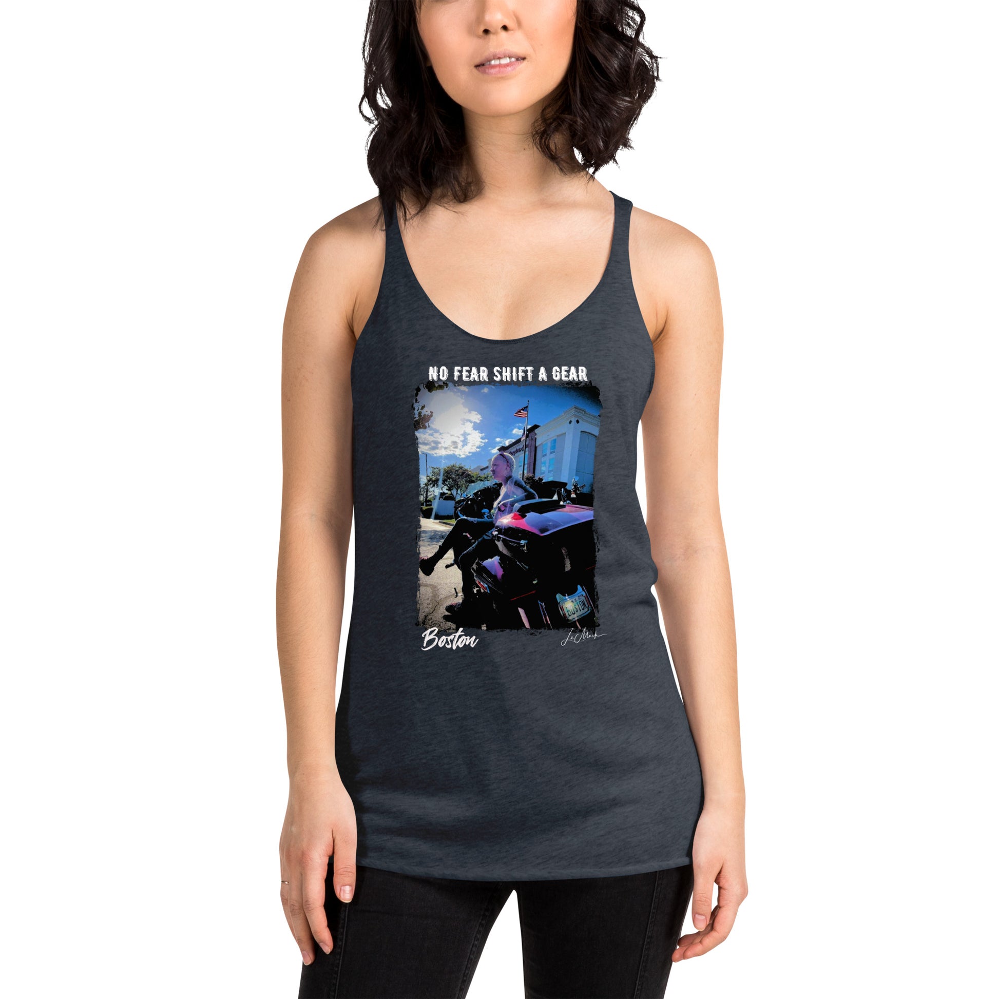 No Fear "Boston" Women's Racerback Tank - LeMack 