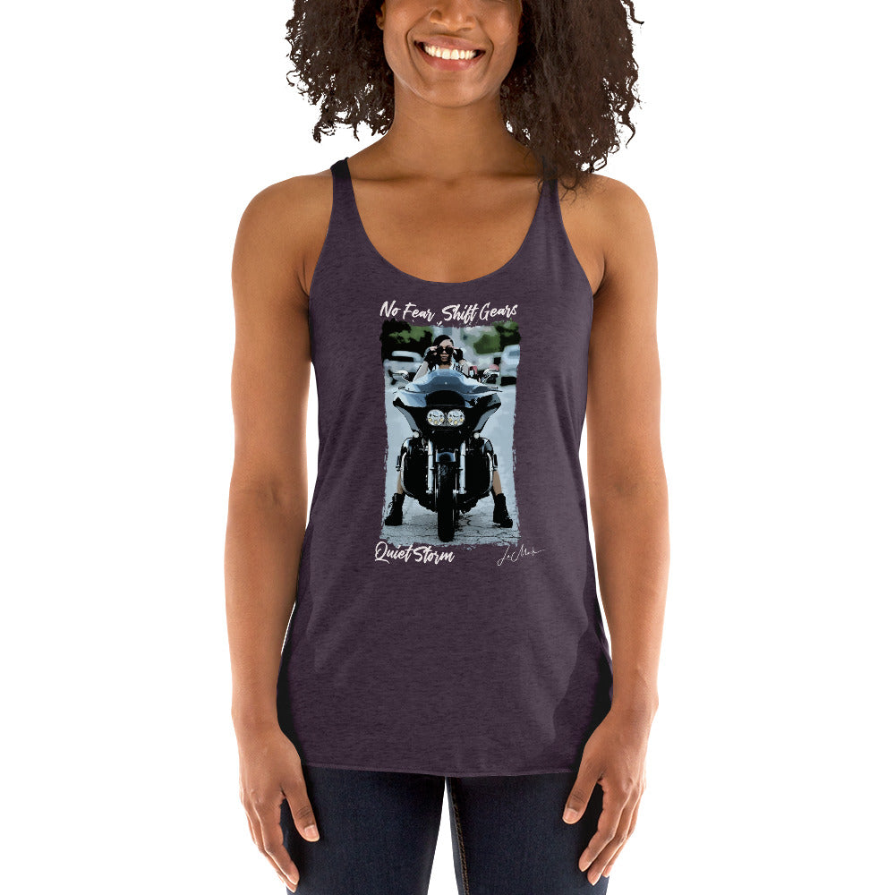 No Fear " Quiet Storm" Women's Racerback Tank - LeMack 