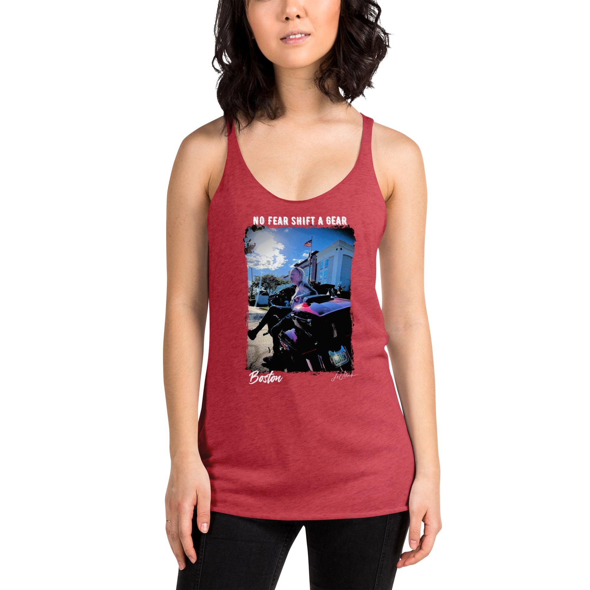No Fear "Boston" Women's Racerback Tank - LeMack 