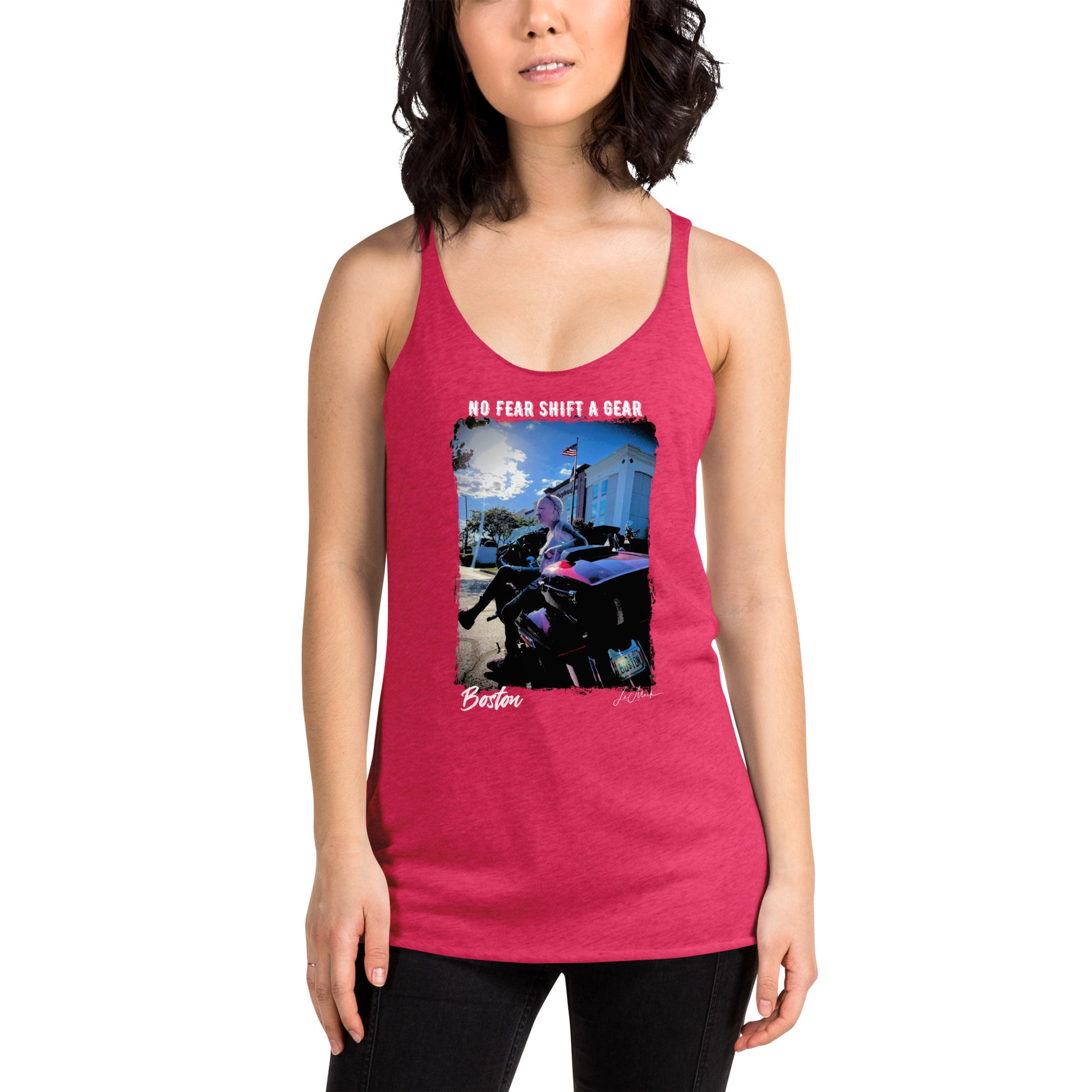 No Fear "Boston" Women's Racerback Tank - LeMack 