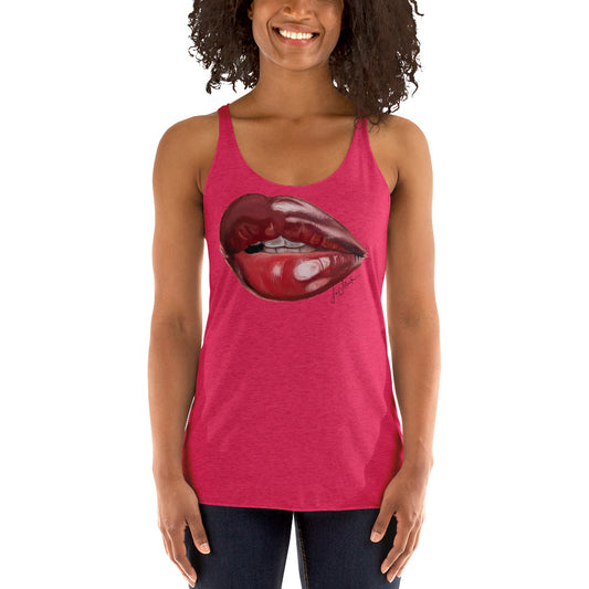 LeMack Lips Women's Racerback Tank - LeMack 