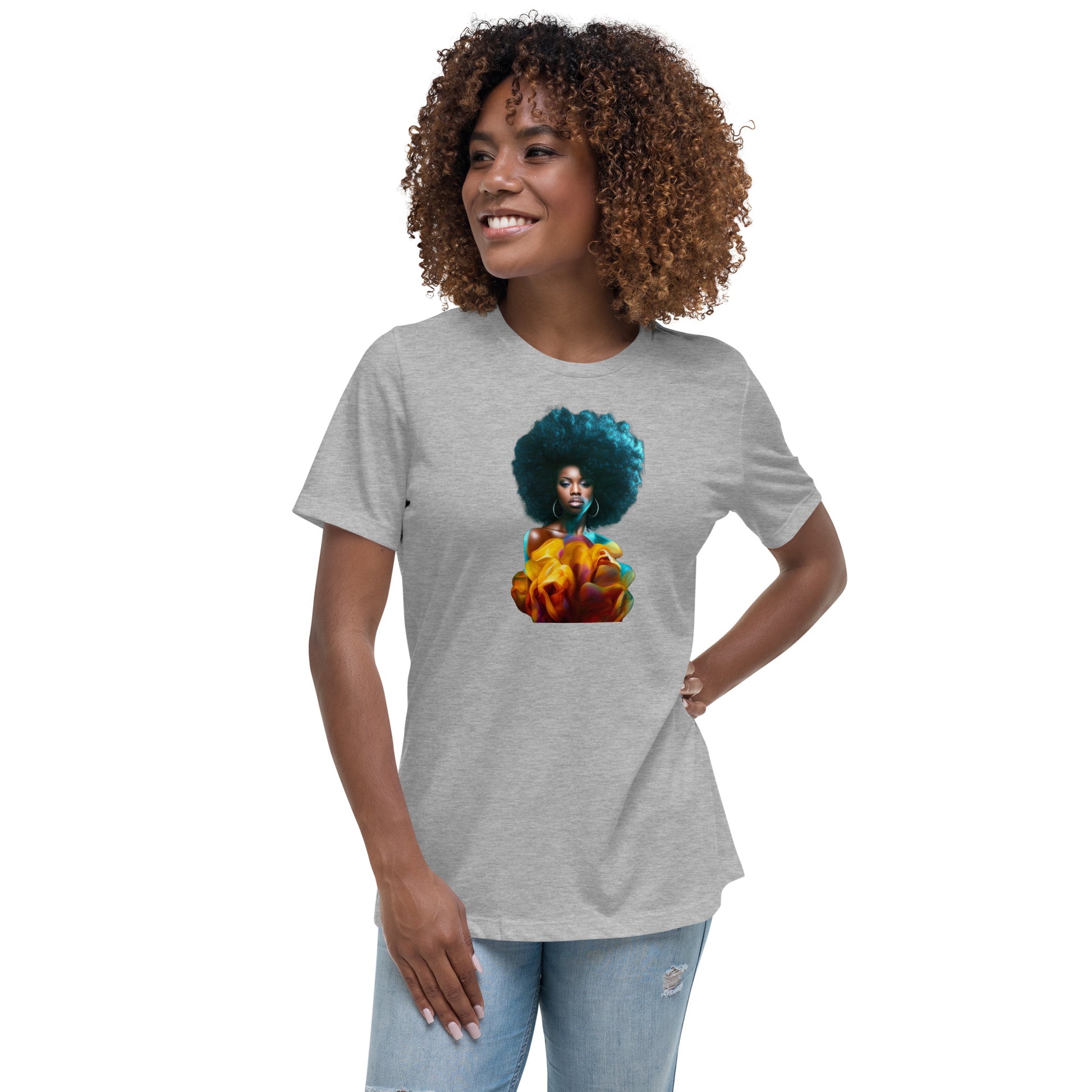 Afro Women's Relaxed T-Shirt - LeMack 