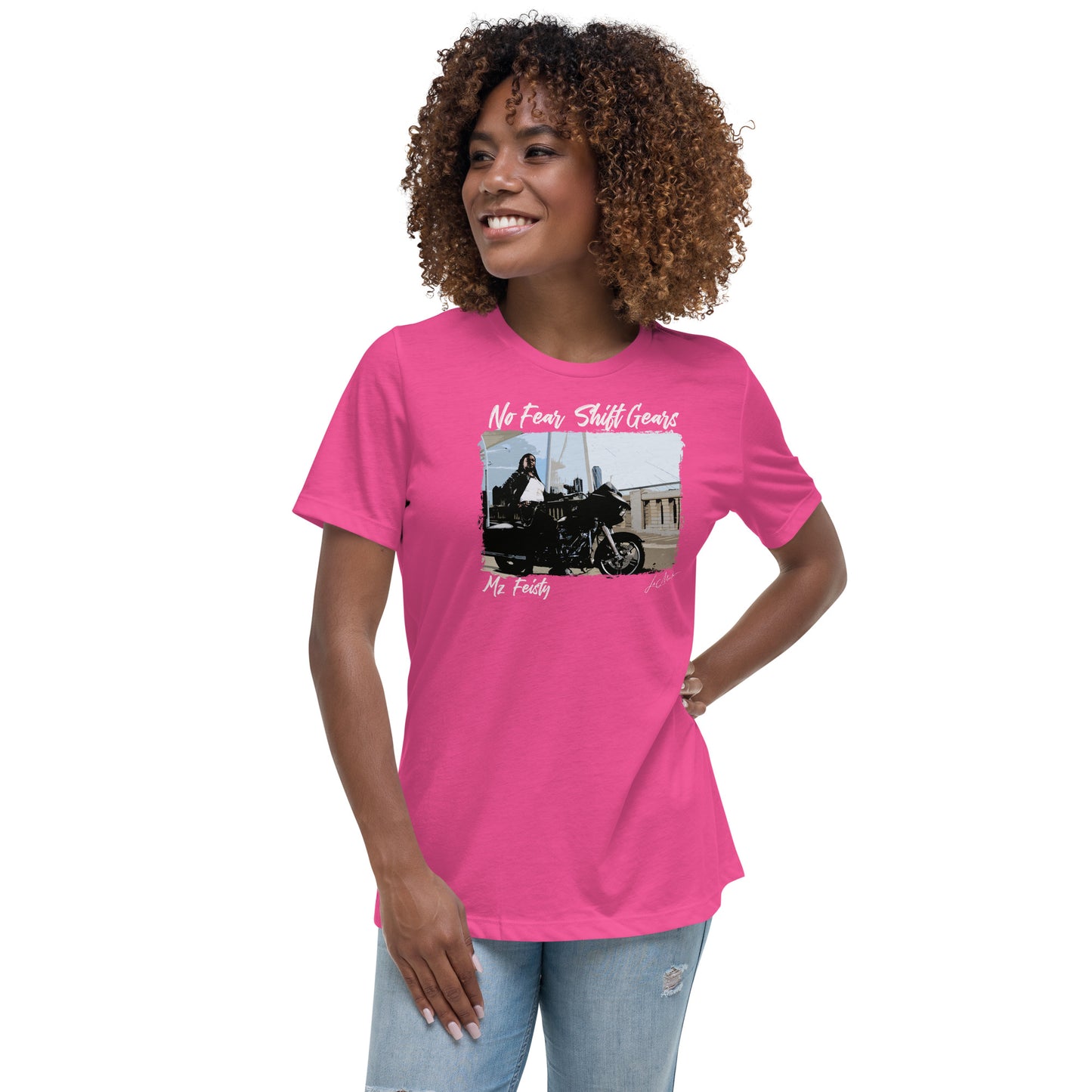 No Fear "Mz Feisty" Women's Relaxed T-Shirt - LeMack 