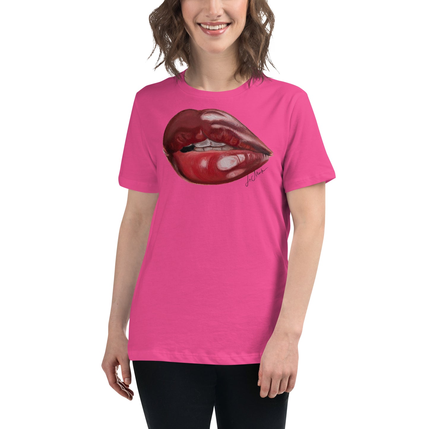 LeMack Lip Women's Relaxed T-Shirt - LeMack 