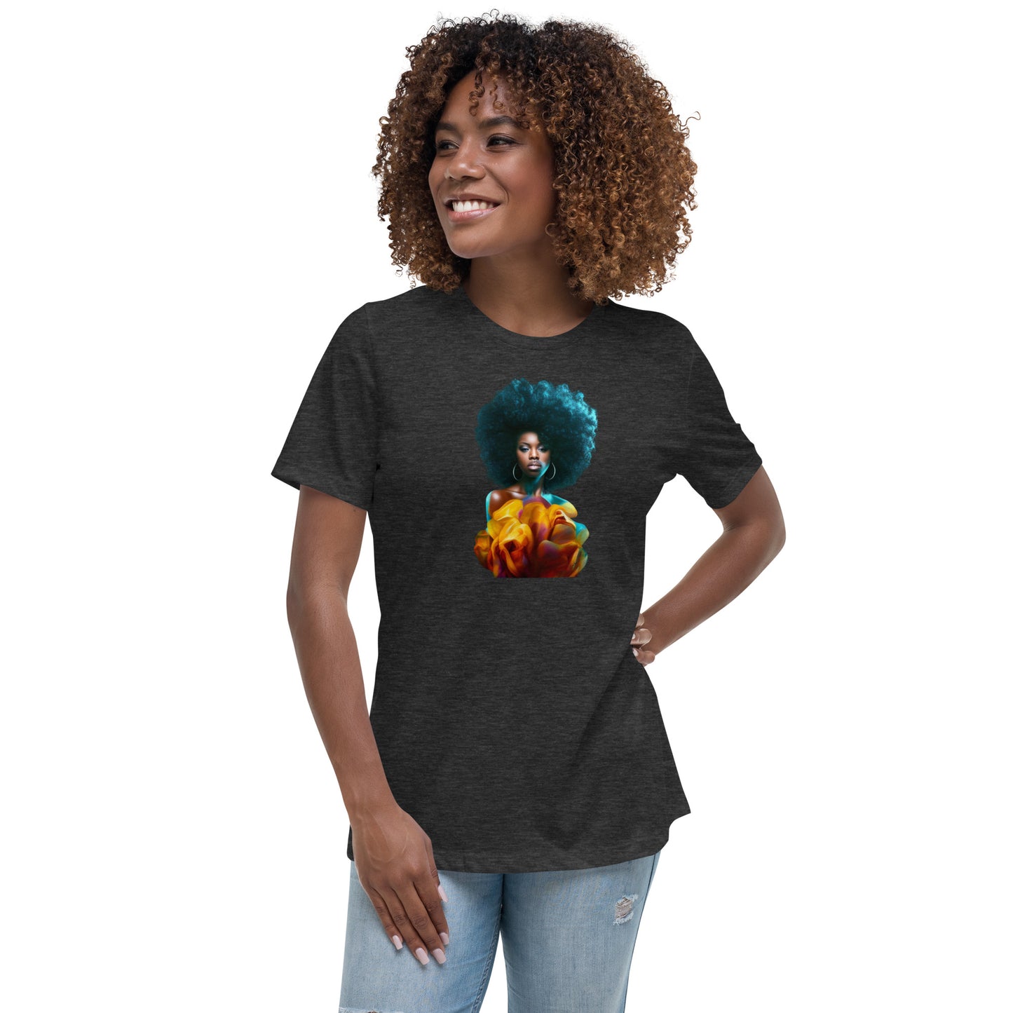 Afro Women's Relaxed T-Shirt - LeMack 