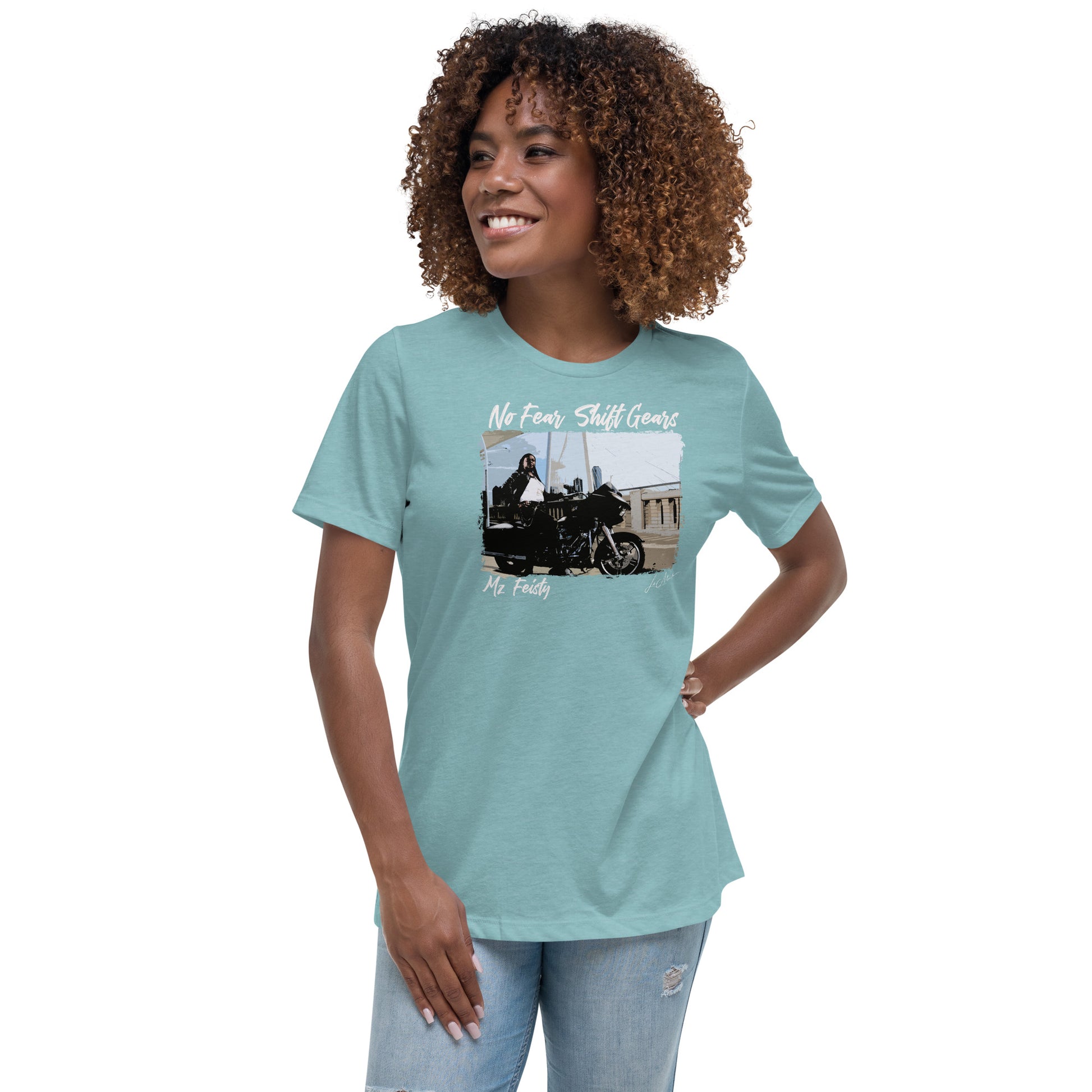 No Fear "Mz Feisty" Women's Relaxed T-Shirt - LeMack 