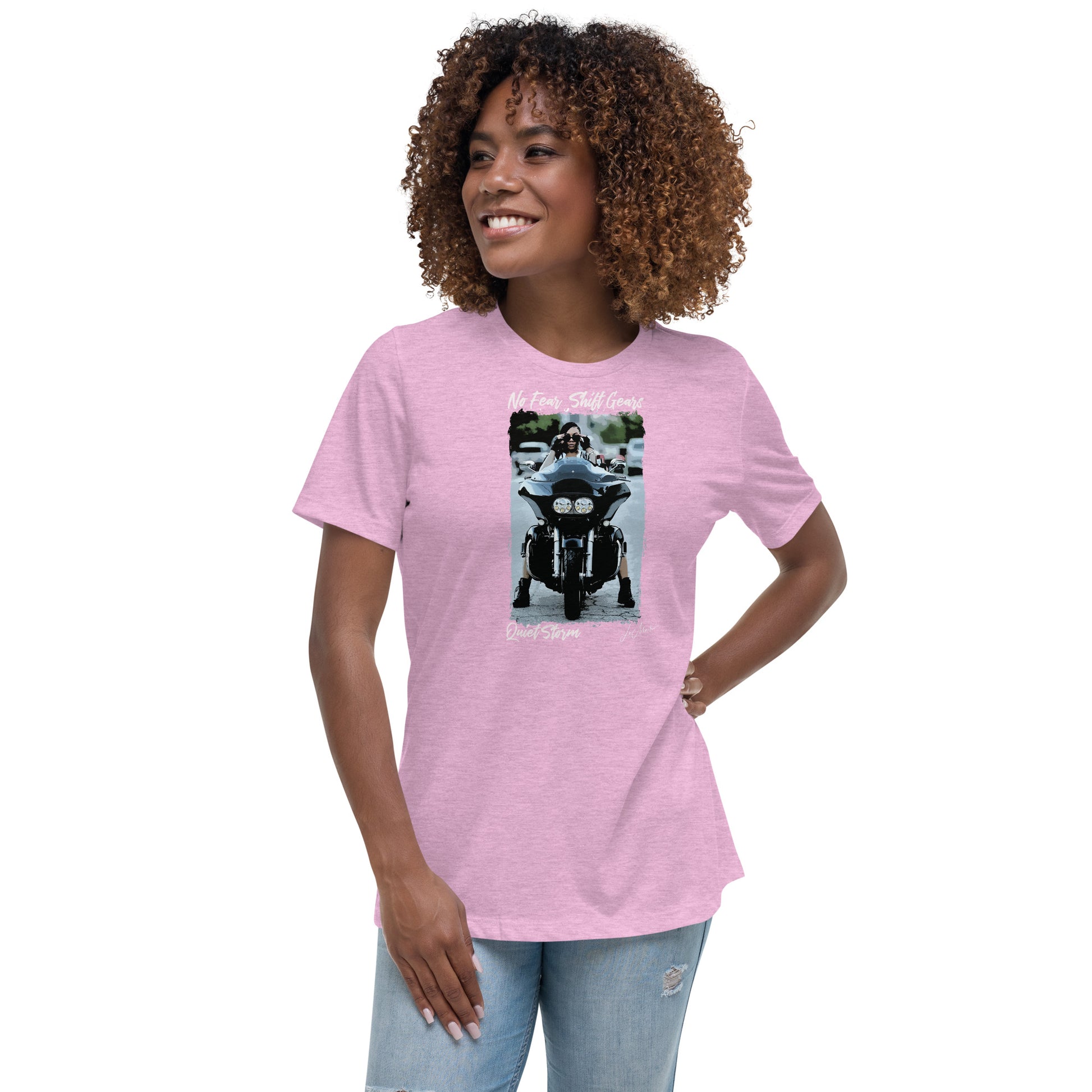 No Fear " Quiet Storm" Women's Relaxed T-Shirt - LeMack 