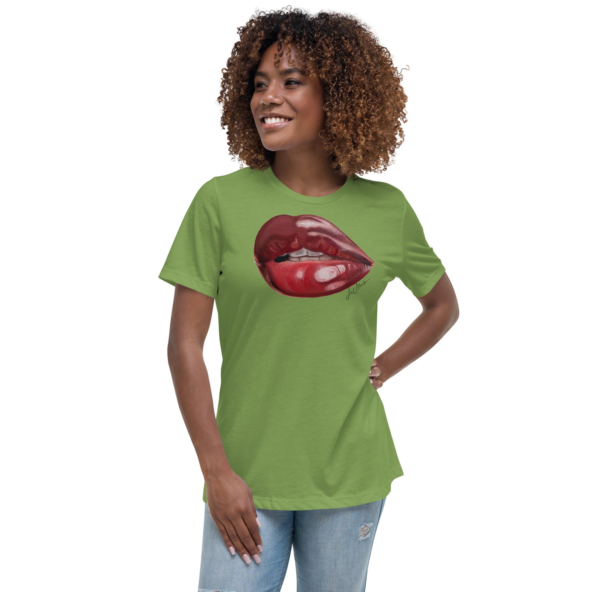 LeMack Lip Women's Relaxed T-Shirt - LeMack 