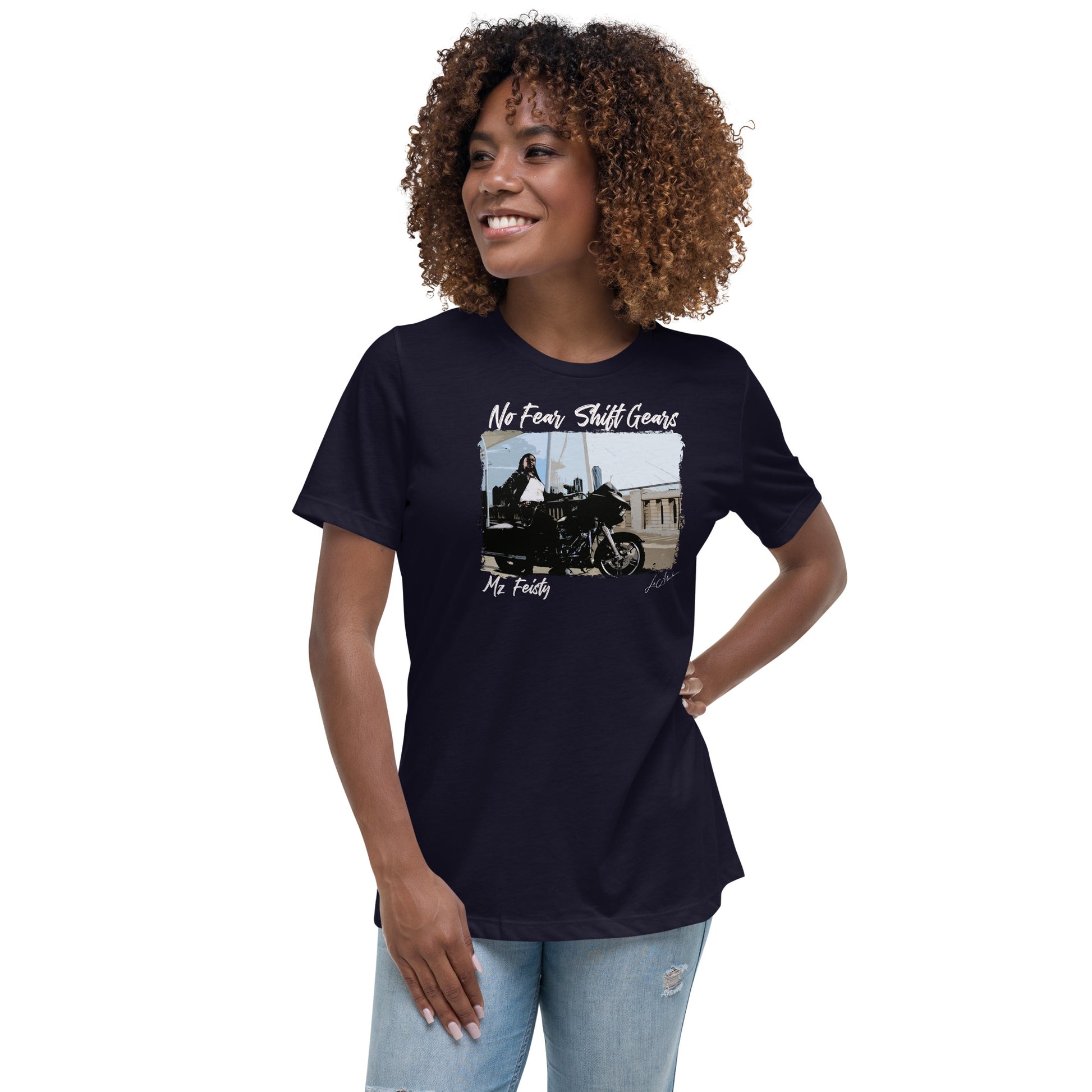 No Fear "Mz Feisty" Women's Relaxed T-Shirt - LeMack 