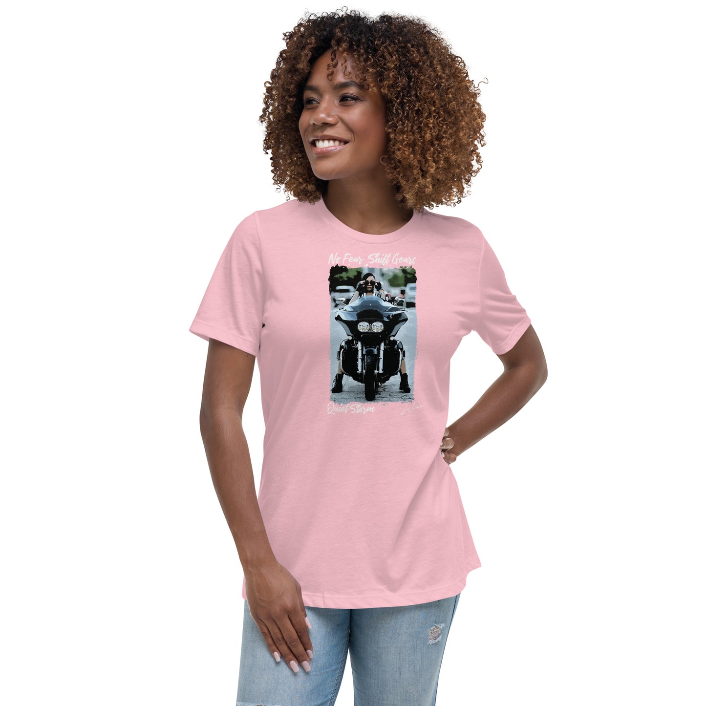 No Fear " Quiet Storm" Women's Relaxed T-Shirt - LeMack 